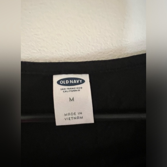 Old Navy Lace Up Women’s Top Medium Black - Picture 4 of 6